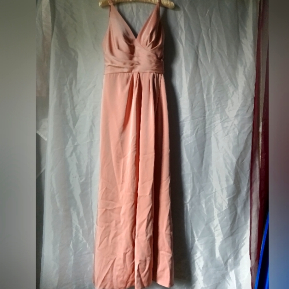 Elegant Pink Evening Gown